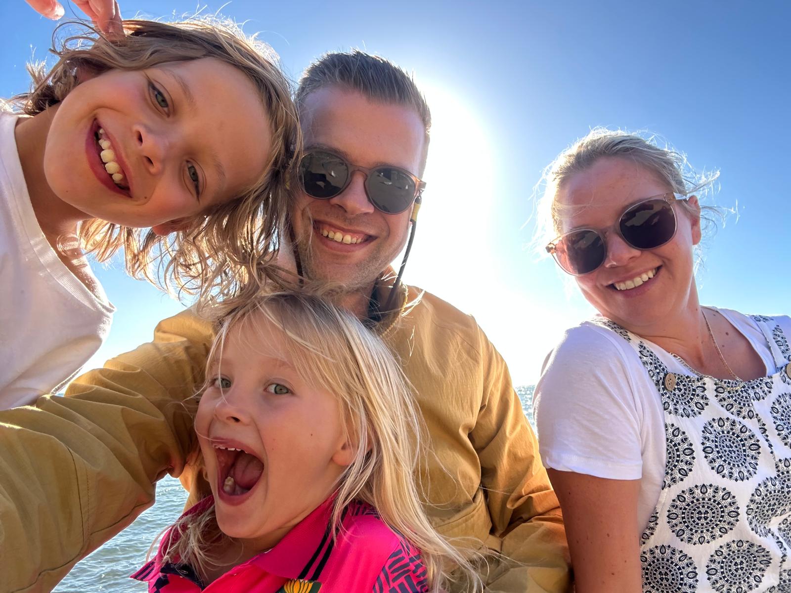 Willem, Christelle, and their two kids — the family behind Ritual